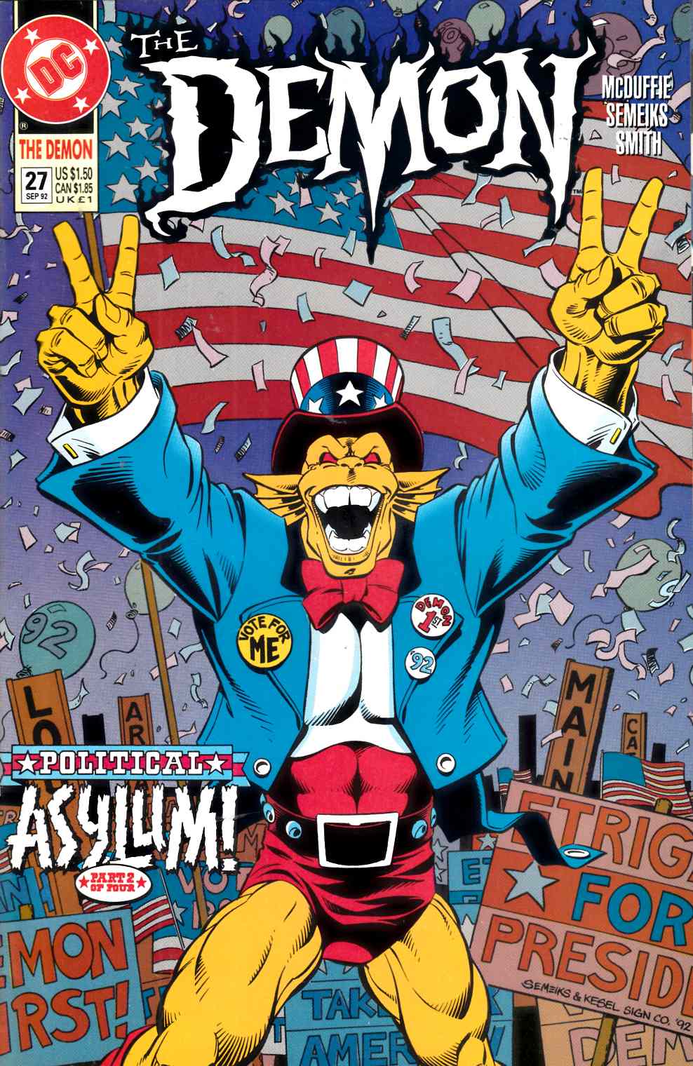 Demon #27 Near Mint (9.4) [DC Comic] LARGE