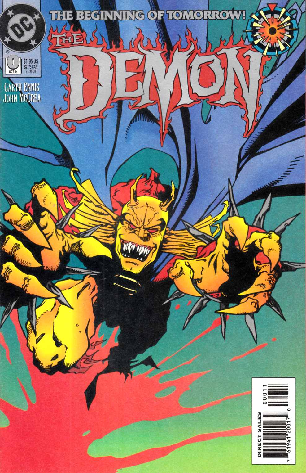 Demon #0 Near Mint Minus (9.2) [DC Comic] THUMBNAIL