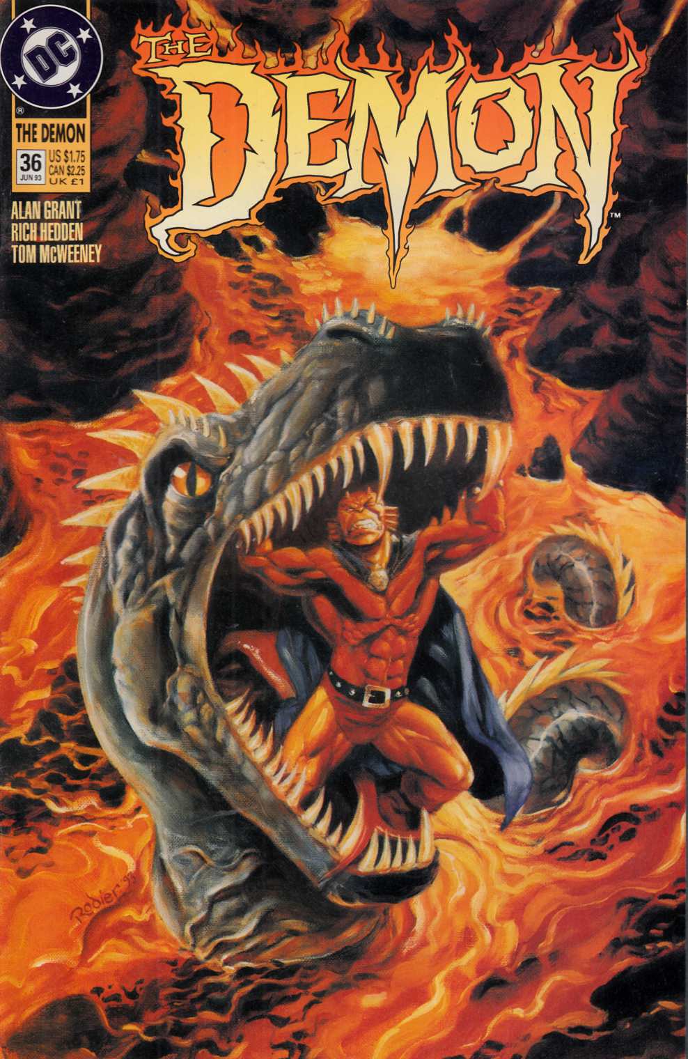 Demon #36 Near Mint (9.4) [DC Comic] LARGE