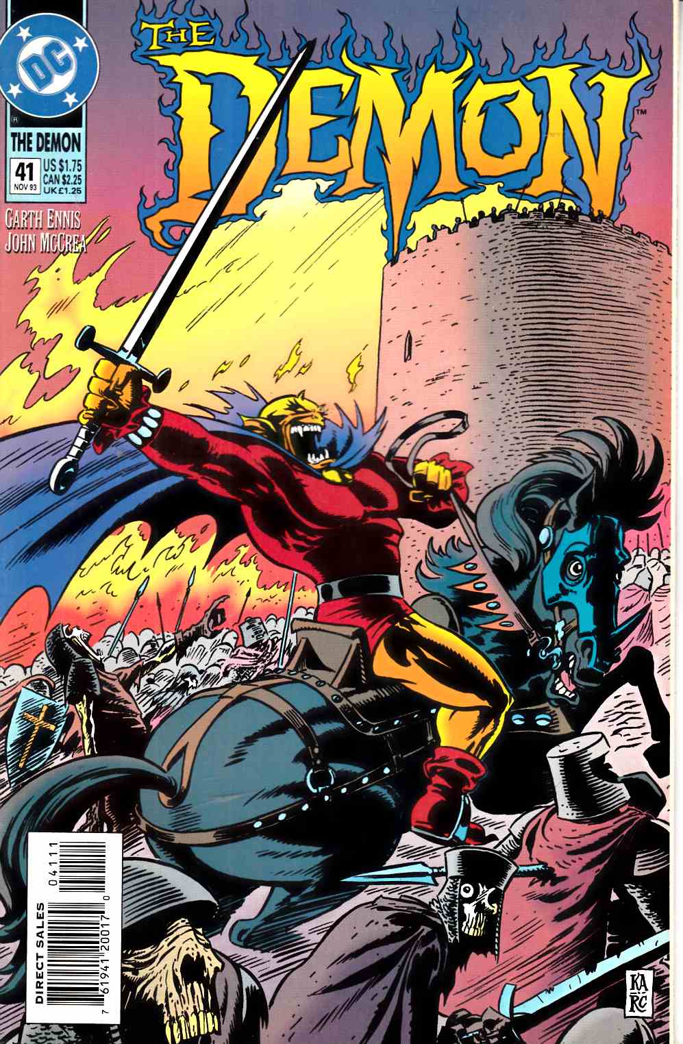 Demon #41 Near Mint (9.4) [DC Comic] LARGE
