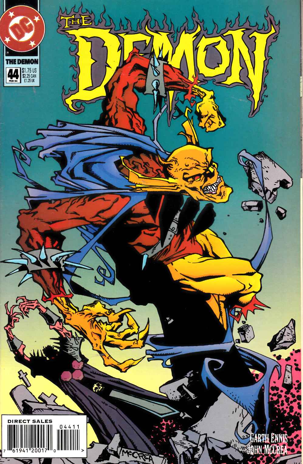 Demon #44 Near Mint (9.4) [DC Comic] LARGE