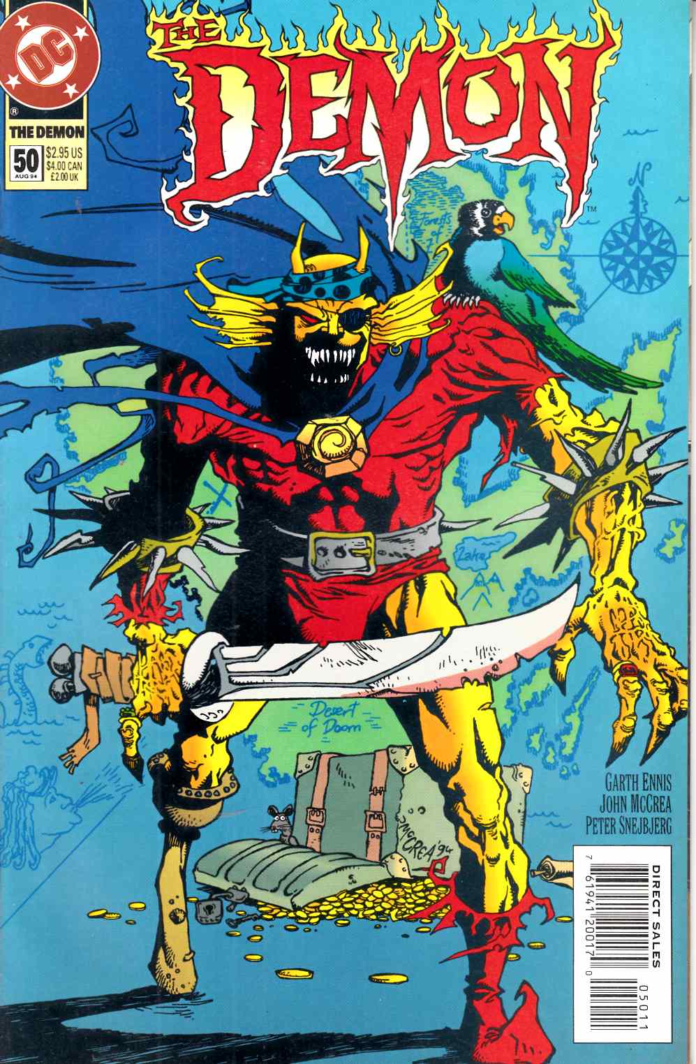 Demon #50 Near Mint (9.4) [DC Comic] LARGE