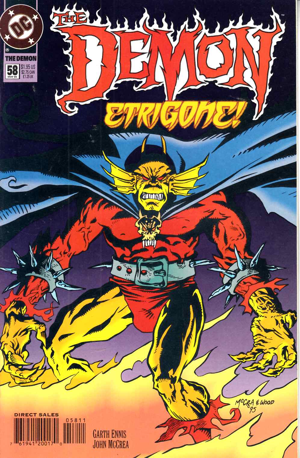Demon #58 Near Mint (9.4) [DC Comic] LARGE
