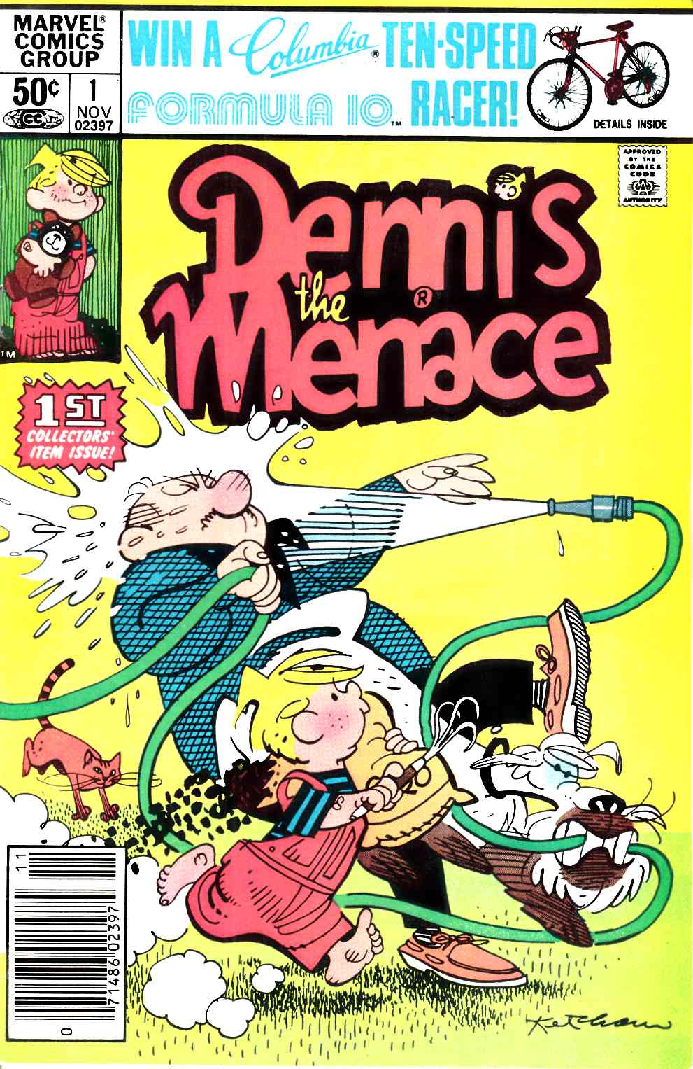 Dennis the Menace #1 Newsstand Edition Fine (6.0) [Marvel Comic] THUMBNAIL