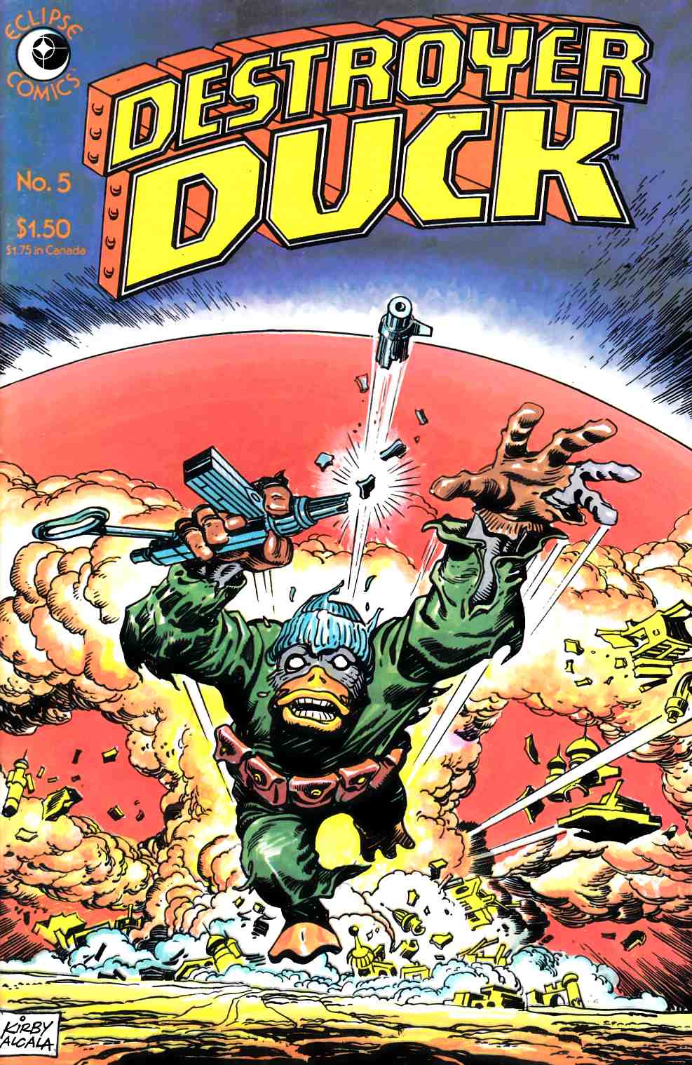 Destroyer Duck #5 Very Fine (8.0 [Eclipse Comic] LARGE