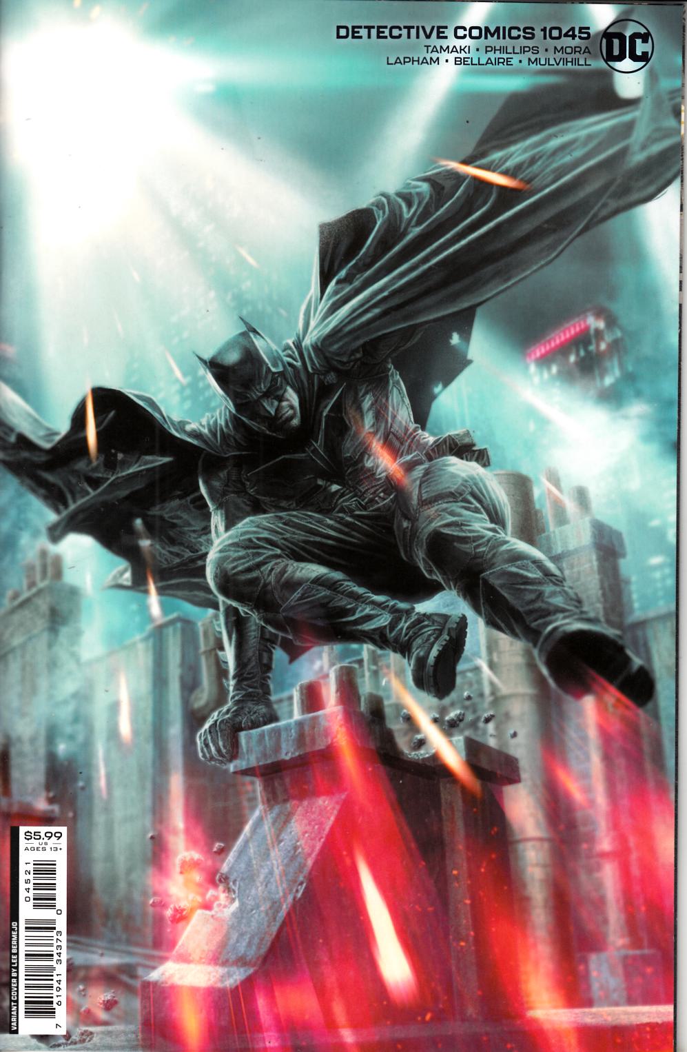 Detective Comics #1045 Bermejo Variant Cover Near Mint (9.4) [DC Comic] LARGE