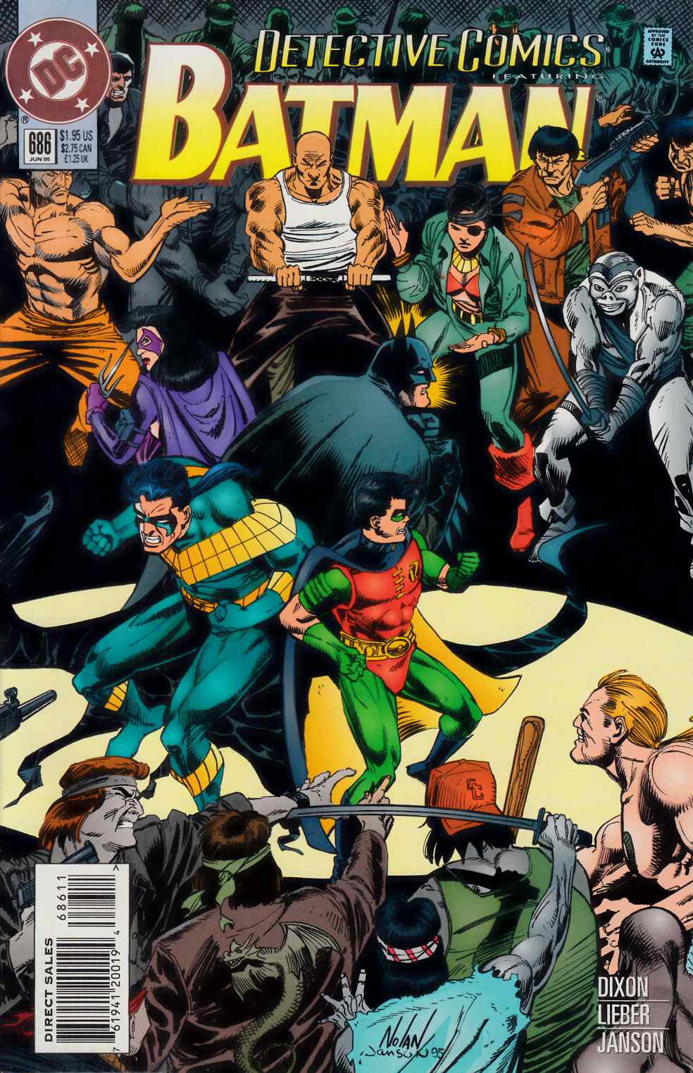 Detective Comics #686 Fine (6.0) [DC Comic] THUMBNAIL