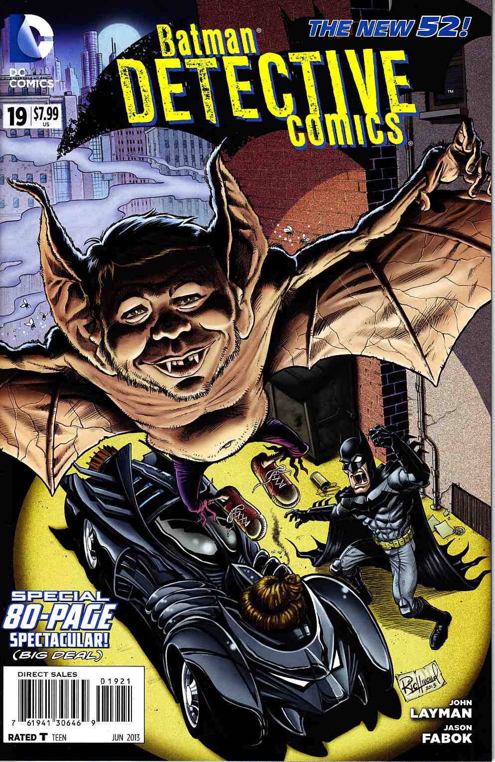Detective Comics #19 Mad Variant Cover Near Mint (9.4) [DC Comic] THUMBNAIL