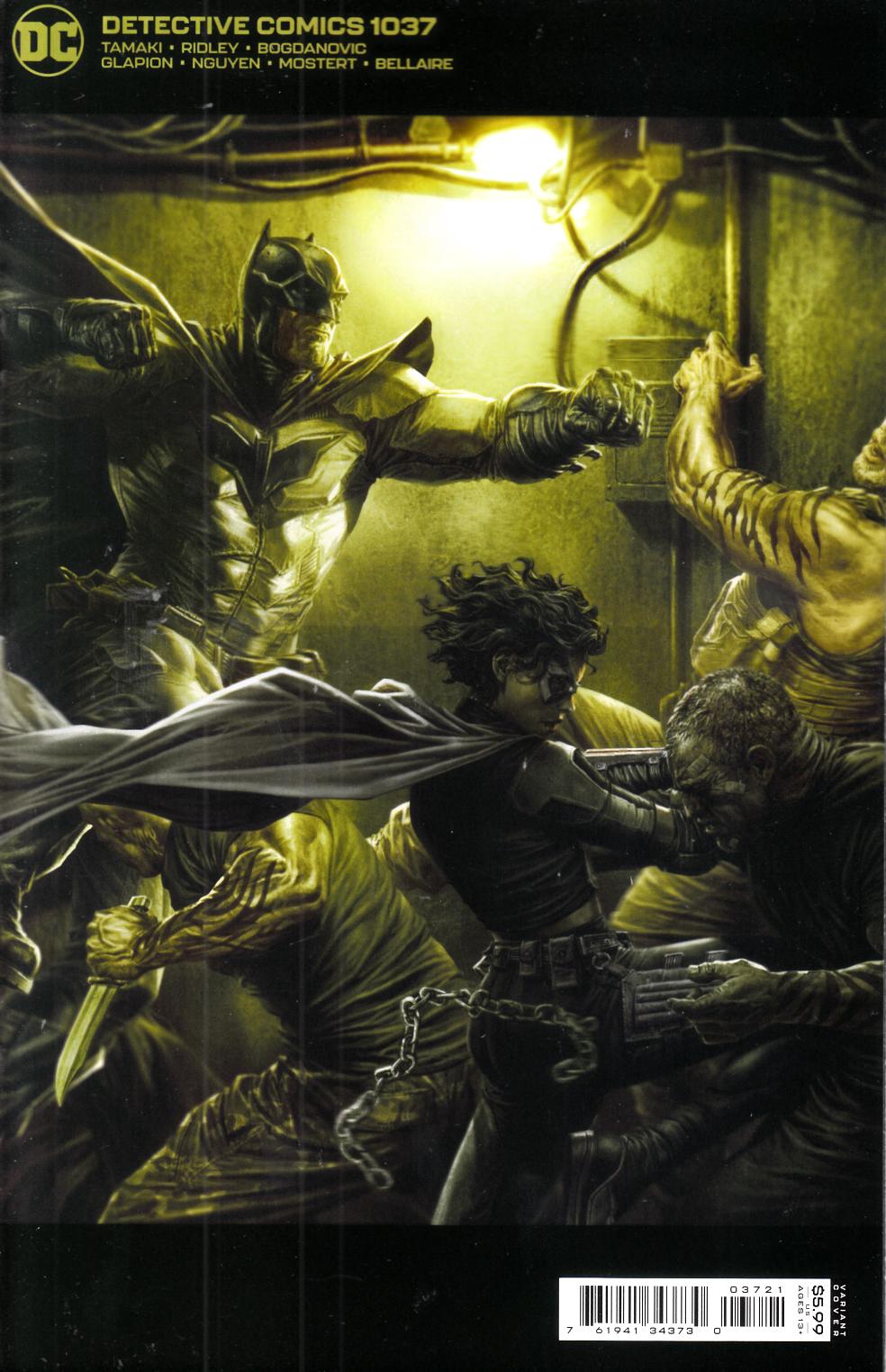 Detective Comics #1037 Bermejo Variant Cover Near Mint (9.4) [DC Comic] LARGE