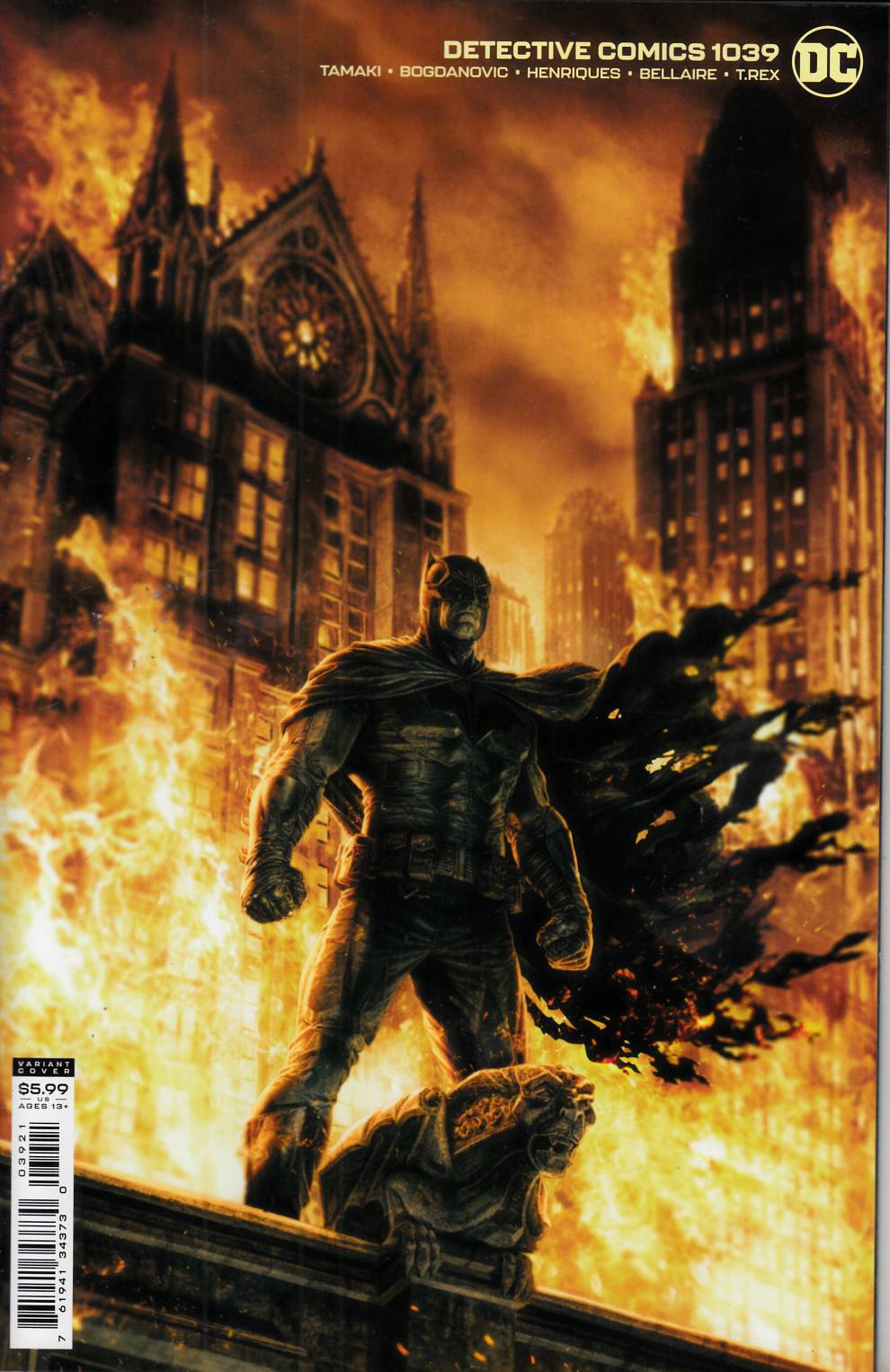 Detective Comics #1039 Bermejo Variant Cover Near Mint (9.4) [DC Comic] LARGE