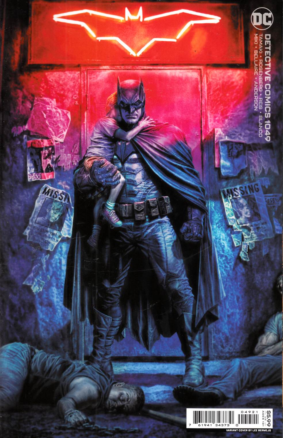 Detective Comics #1049 Bermejo Variant Cover Near Mint (9.4) [DC Comic] LARGE