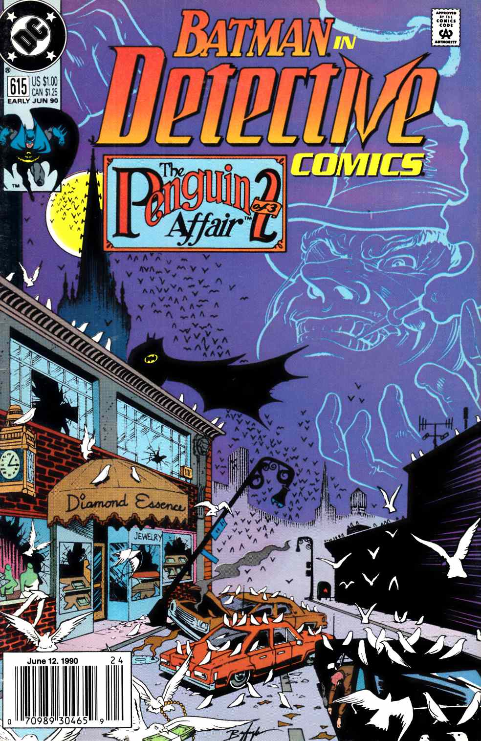 Detective Comics #615 Newsstand Edition Very Fine (8.0) [DC Comic] LARGE