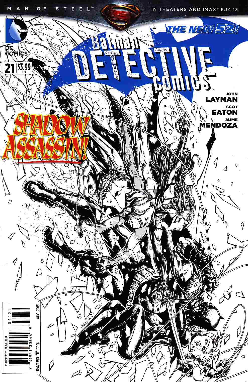Detective Comics #21 Fabok Variant Cover Near Mint (9.4) [DC Comic] LARGE