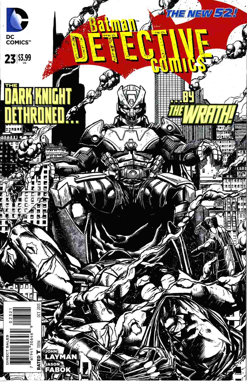 Detective Comics #23 Fabok Variant Cover Near Mint (9.4) [DC Comic] THUMBNAIL