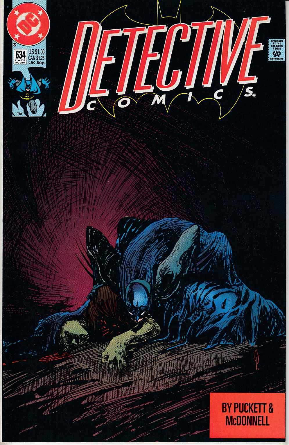 Detective Comics #634 Very Fine (8.0) [DC Comic] LARGE