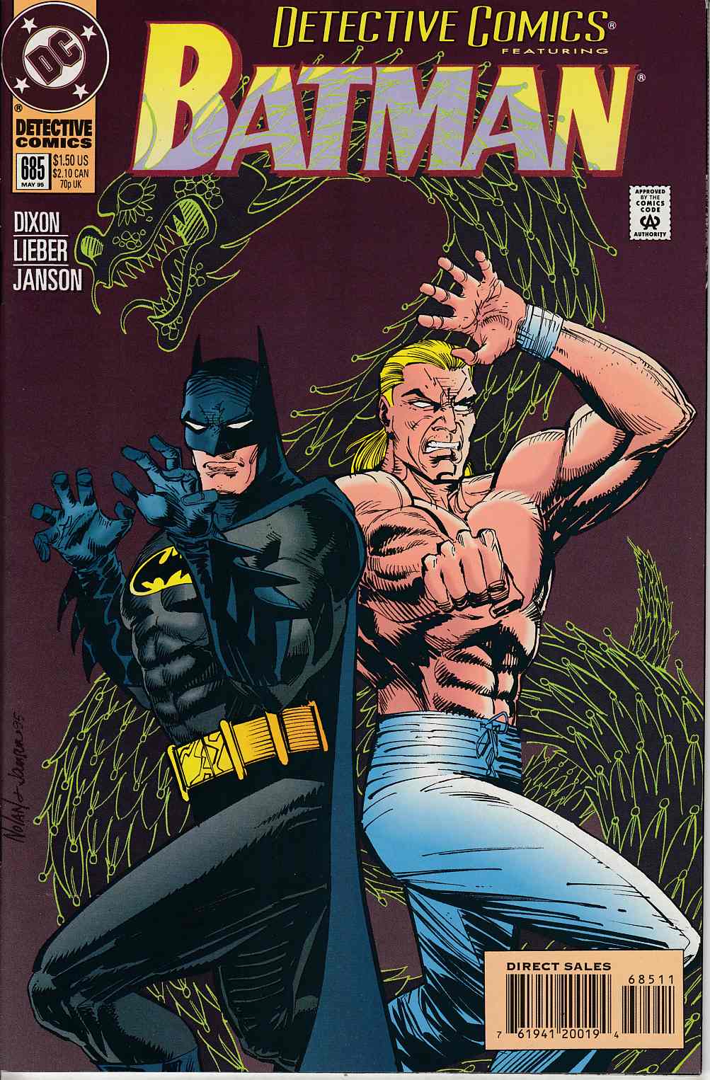Detective Comics #685 Fine (6.0) [DC Comic] THUMBNAIL