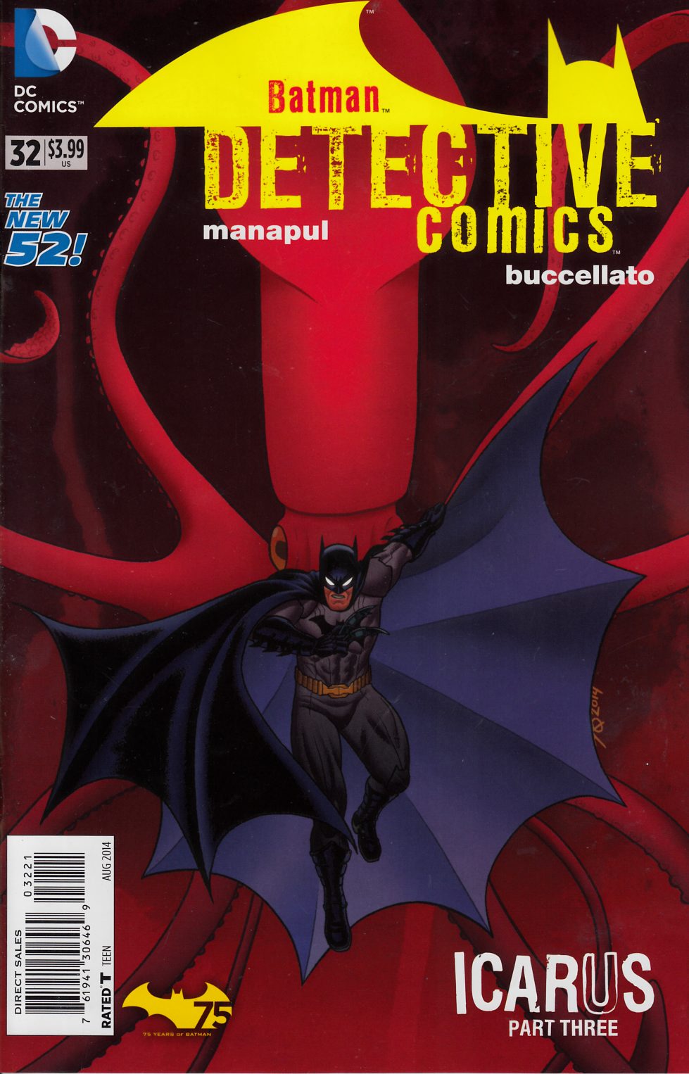 Detective Comics #32 Quinones Variant Cover Near Mint (9.4) [DC Comic] THUMBNAIL