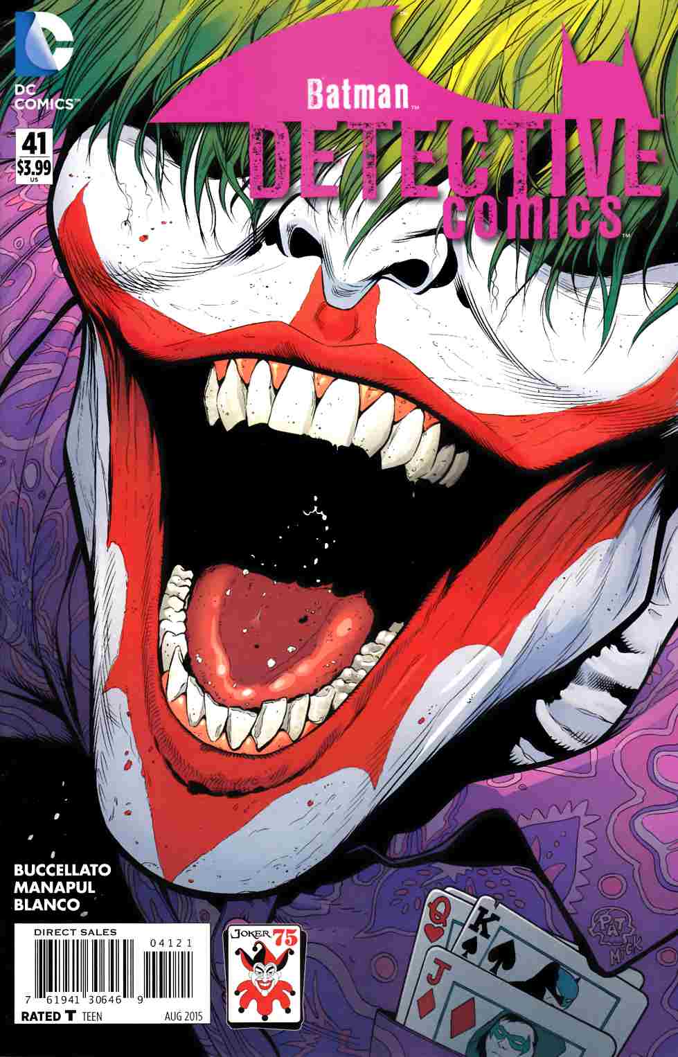 Detective Comics #41 The Joker Variant Cover [DC Comic] LARGE