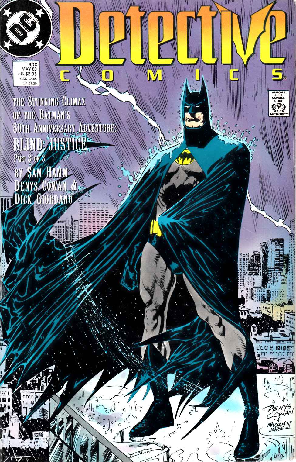 Detective Comics #600 Fine (6.0) [DC Comic] THUMBNAIL
