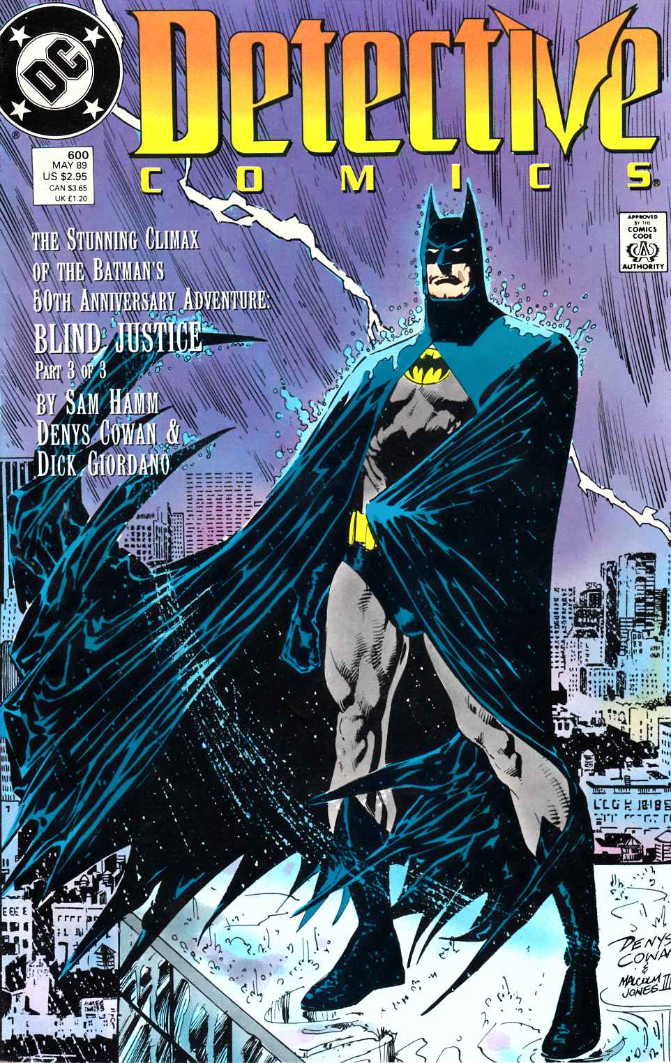 Detective Comics #600 Near Mint Minus (9.2) [DC Comic] THUMBNAIL