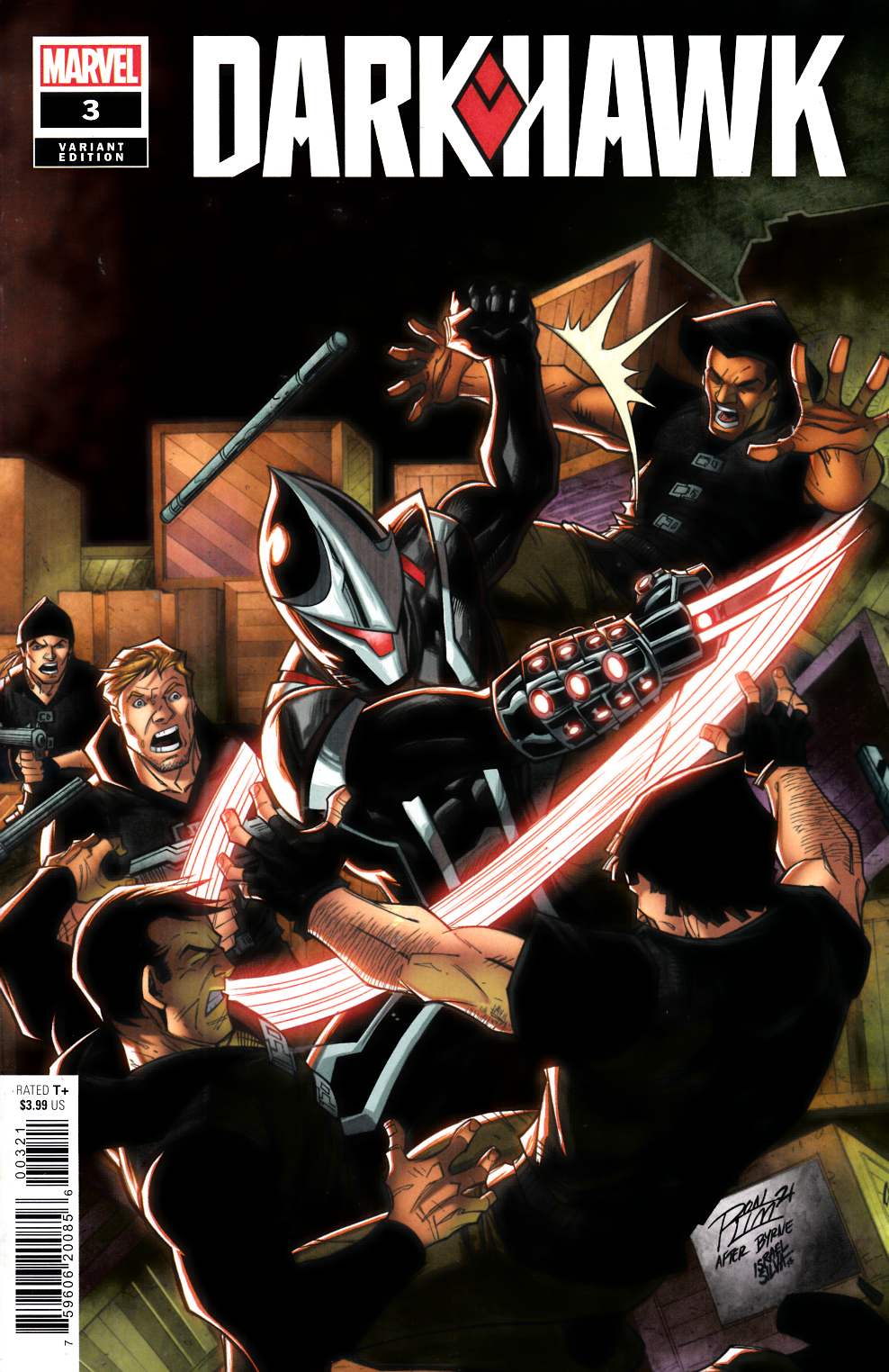Darkhawk #3 Lim Variant Cover Near Mint (9.4) [Marvel Comic] LARGE