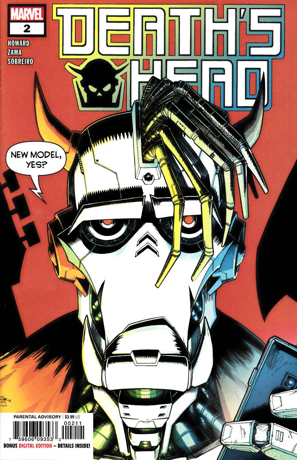 Death's Head #2 Near Mint (9.4) [Marvel Comic] LARGE