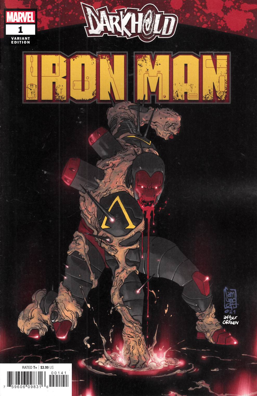 Darkhold Iron Man #1 Camuncoli Variant Cover Near Mint (9.4) [Marvel Comic] LARGE