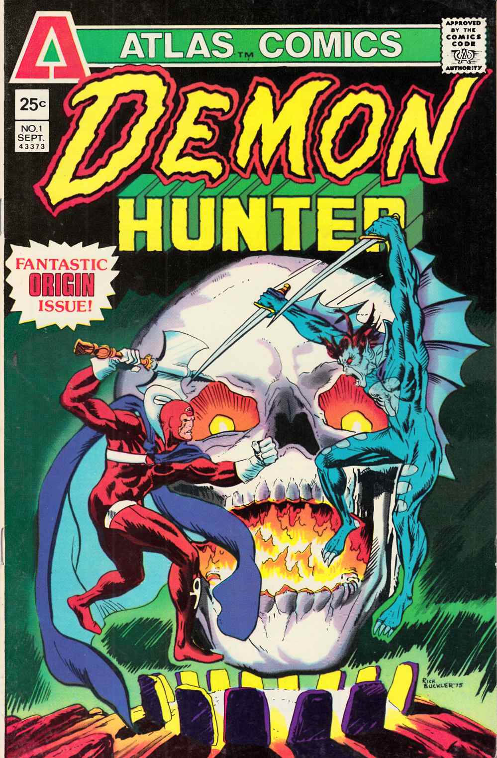 Demon Hunter #1 Very Fine Minus (7.5) [Atlas Comic] THUMBNAIL