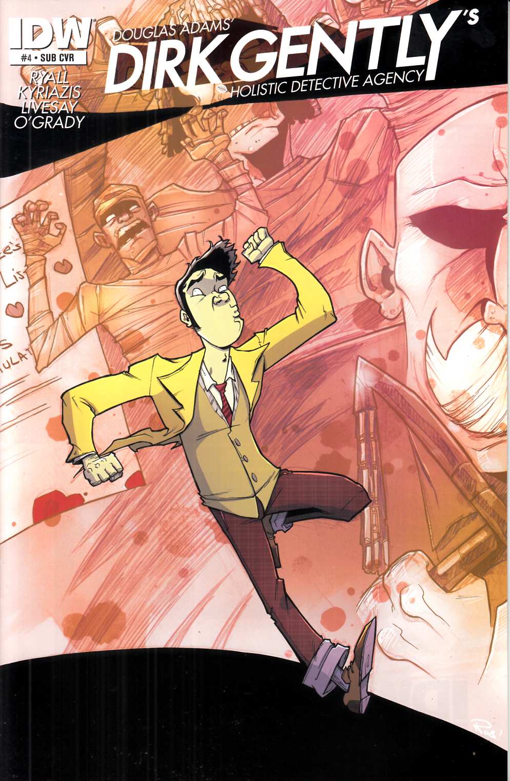 Dirk Gentlys Holistic Detective Agency #4 Sub Cover Near Mint (9.4) [IDW Comic] THUMBNAIL