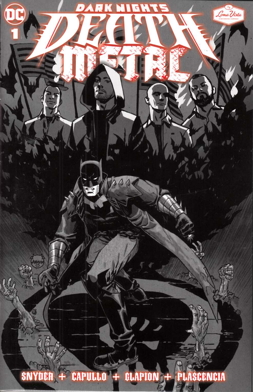 Dark Nights Death Metal #1 Soundtrack Edition Second Printing Near Mint (9.4) [DC Comic] LARGE