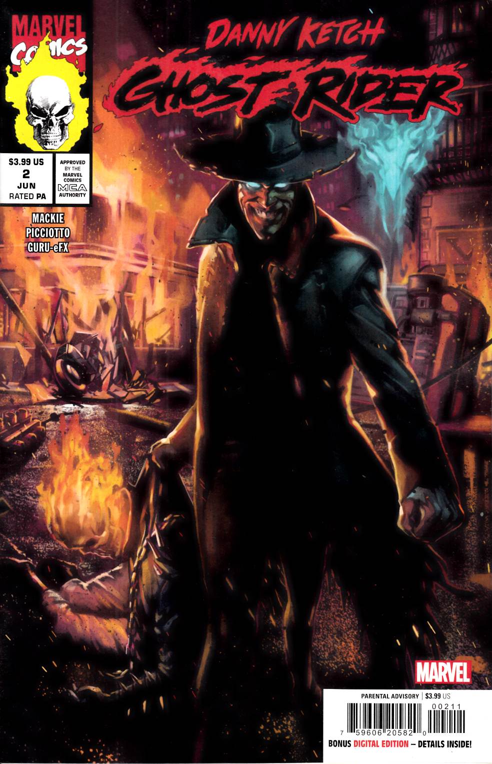 Danny Ketch Ghost Rider #2 Near Mint (9.4) [Marvel Comic] LARGE