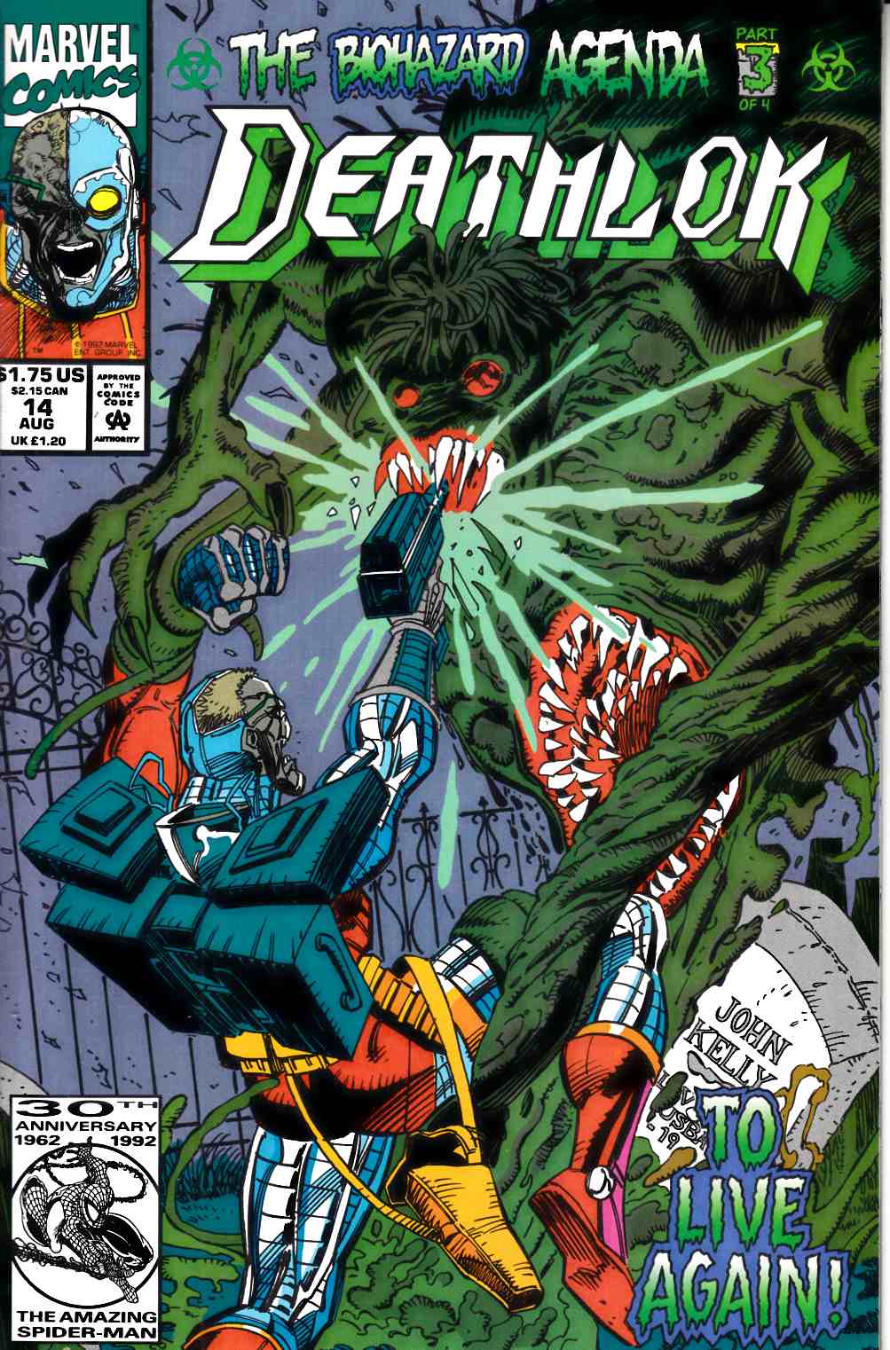 Deathlok #14 Near Mint (9.4) [Marvel Comic] THUMBNAIL