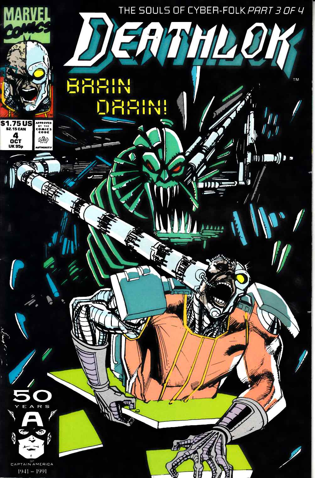 Deathlok #4 Very Fine (8.0) [Marvel Comic] THUMBNAIL