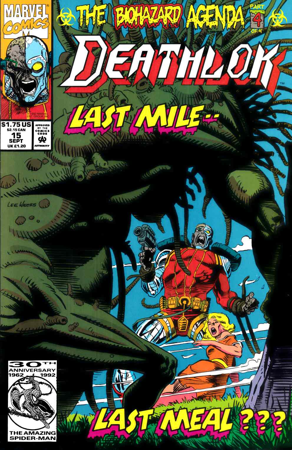 Deathlok #15 Very Fine (8.0) [Marvel Comic] THUMBNAIL