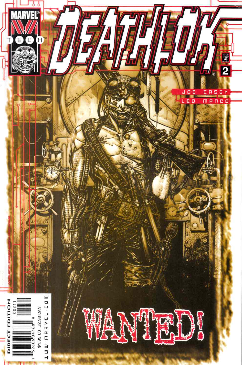 Deathlok #2 Cover B Near Mint (9.4) [Marvel Comic] LARGE