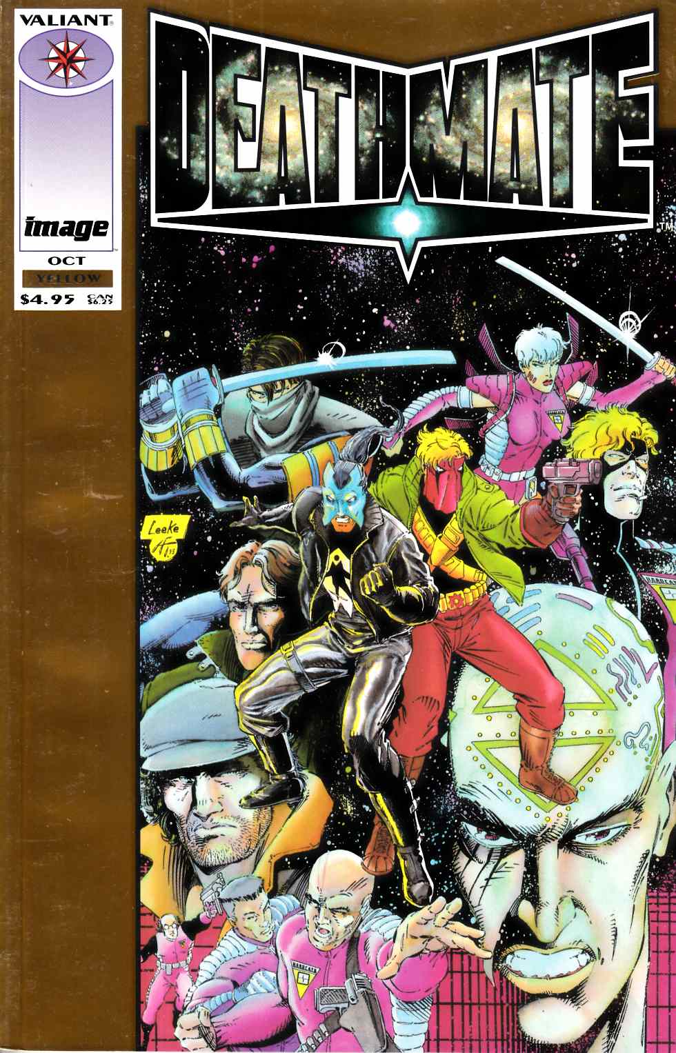 Deathmate Yellow #1 Gold Edition Very Fine (8.0) [Valiant Comic] LARGE