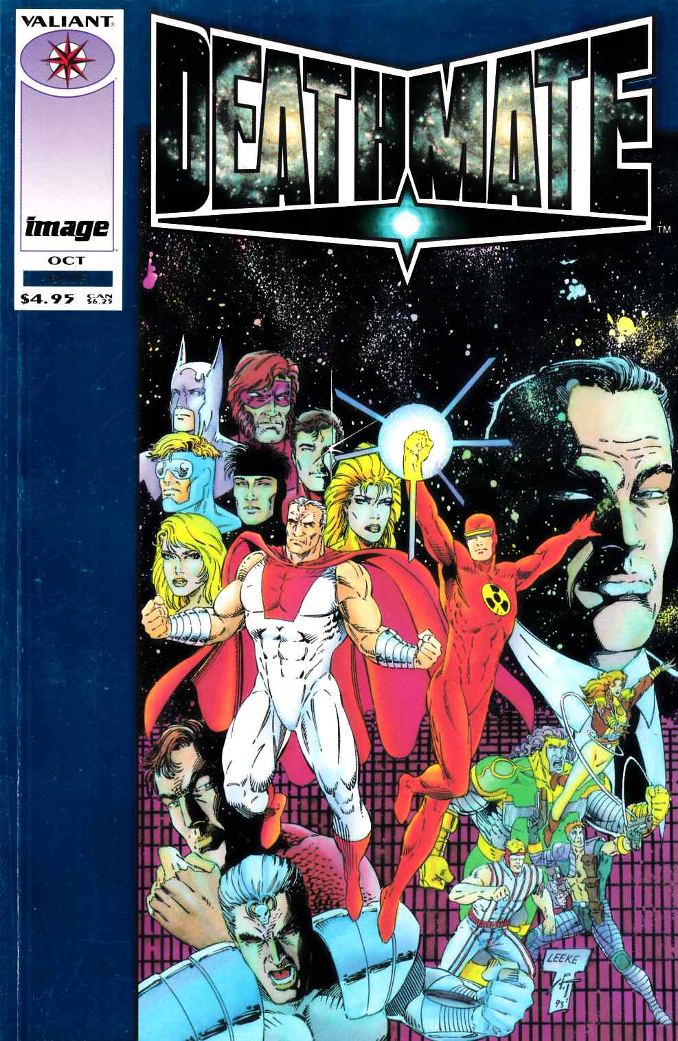 Deathmate Blue #1 Very Fine (8.0) [Valiant Comic] LARGE