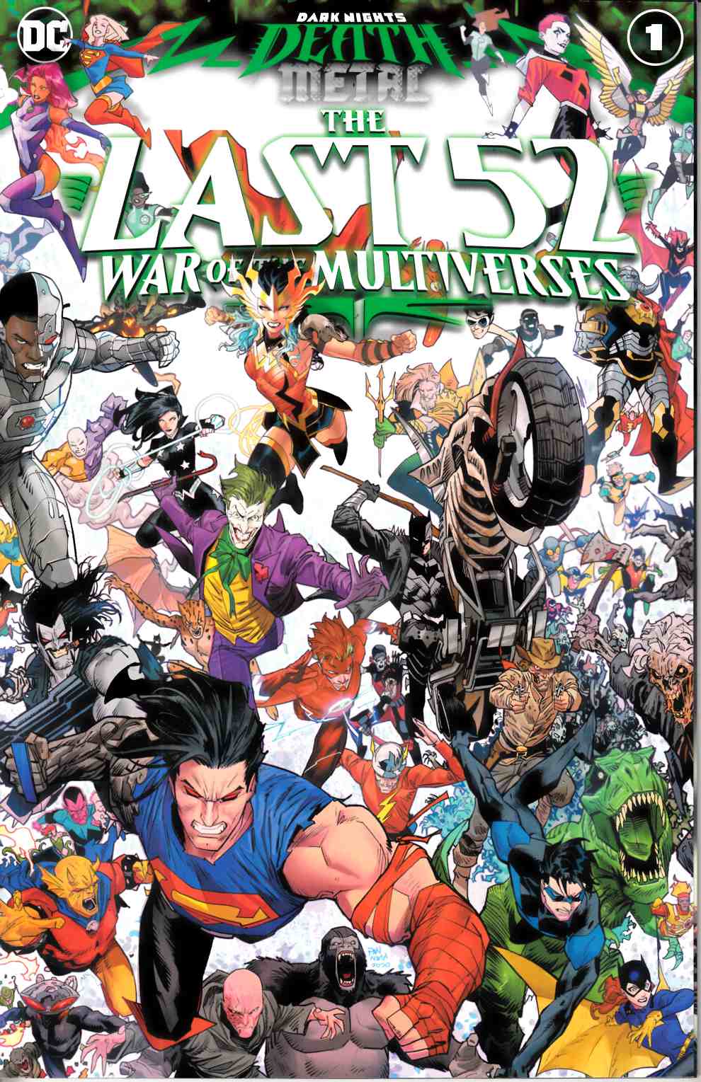 Dark Knights Death Metal Last 52 War of the Multiverses #1 Near Mint (9.4) [DC Comic] LARGE