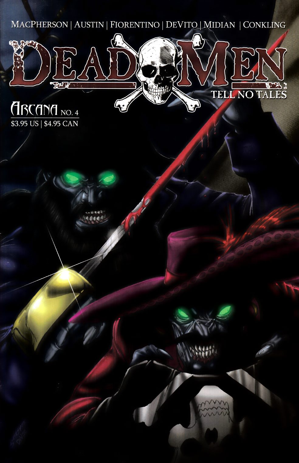 Dead Men Tell No Tales #4 Very Fine (8.0) [Arcana Comic] THUMBNAIL