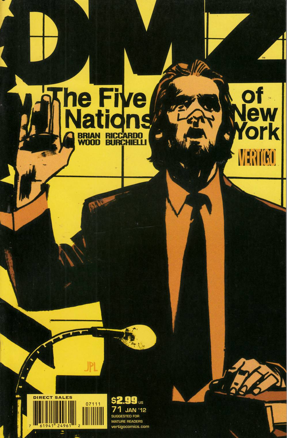 DMZ #71 Near Mint (9.4) [DC Comic] LARGE