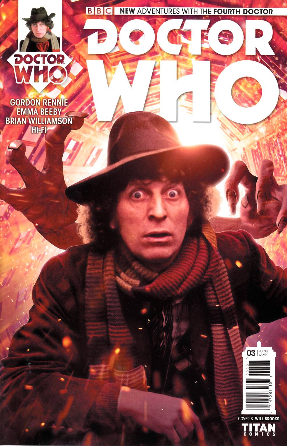 Doctor Who 4th Doctor #3 Cover B [Titan Comic] LARGE