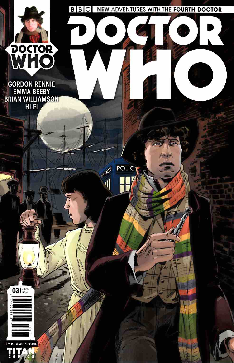 Doctor Who 4th Doctor #3 Cover C [Titan Comic] LARGE