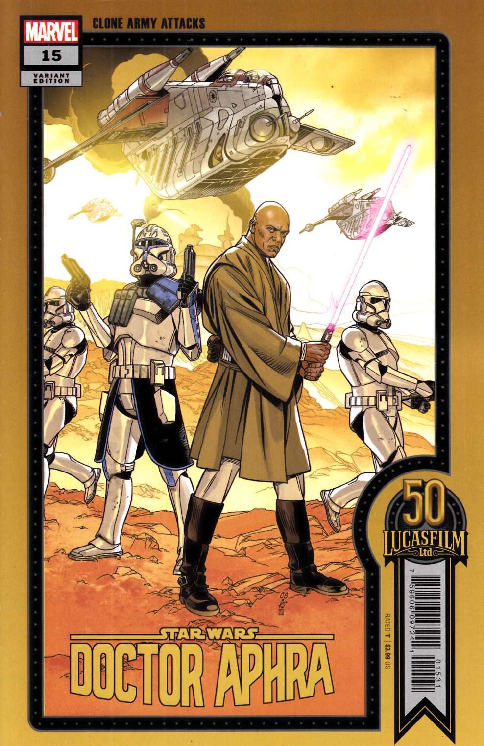 Star Wars Doctor Aphra #15 Lucasfilm  Variant Cover Near Mint (9.4) [Marvel Comic] THUMBNAIL
