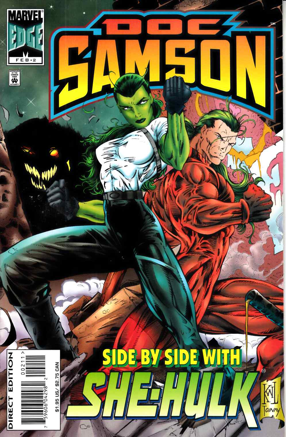 Doc Samson #2 Very Fine (8.0) [Marvel Comic] LARGE