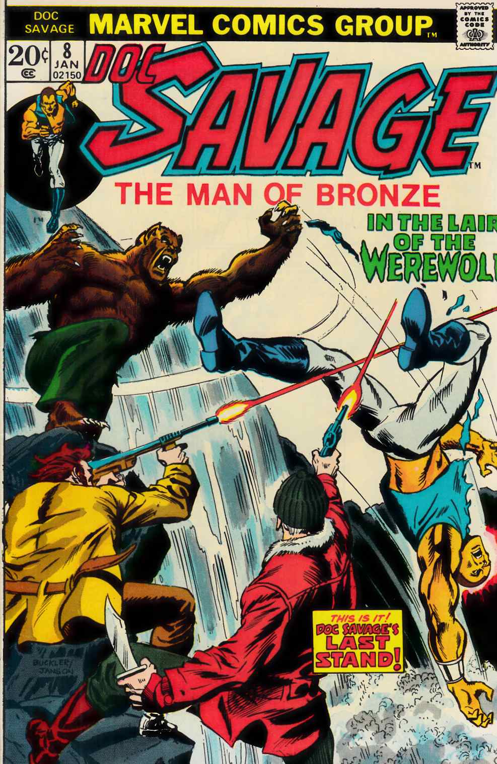 Doc Savage #8 Very Fine (8.0) [Marvel Comic] LARGE