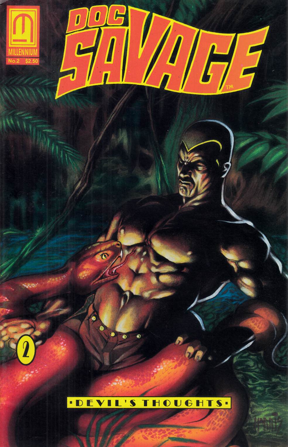 Doc Savage Devil's Thoughts #2 Fine (6.0) [Millennium Comic] THUMBNAIL