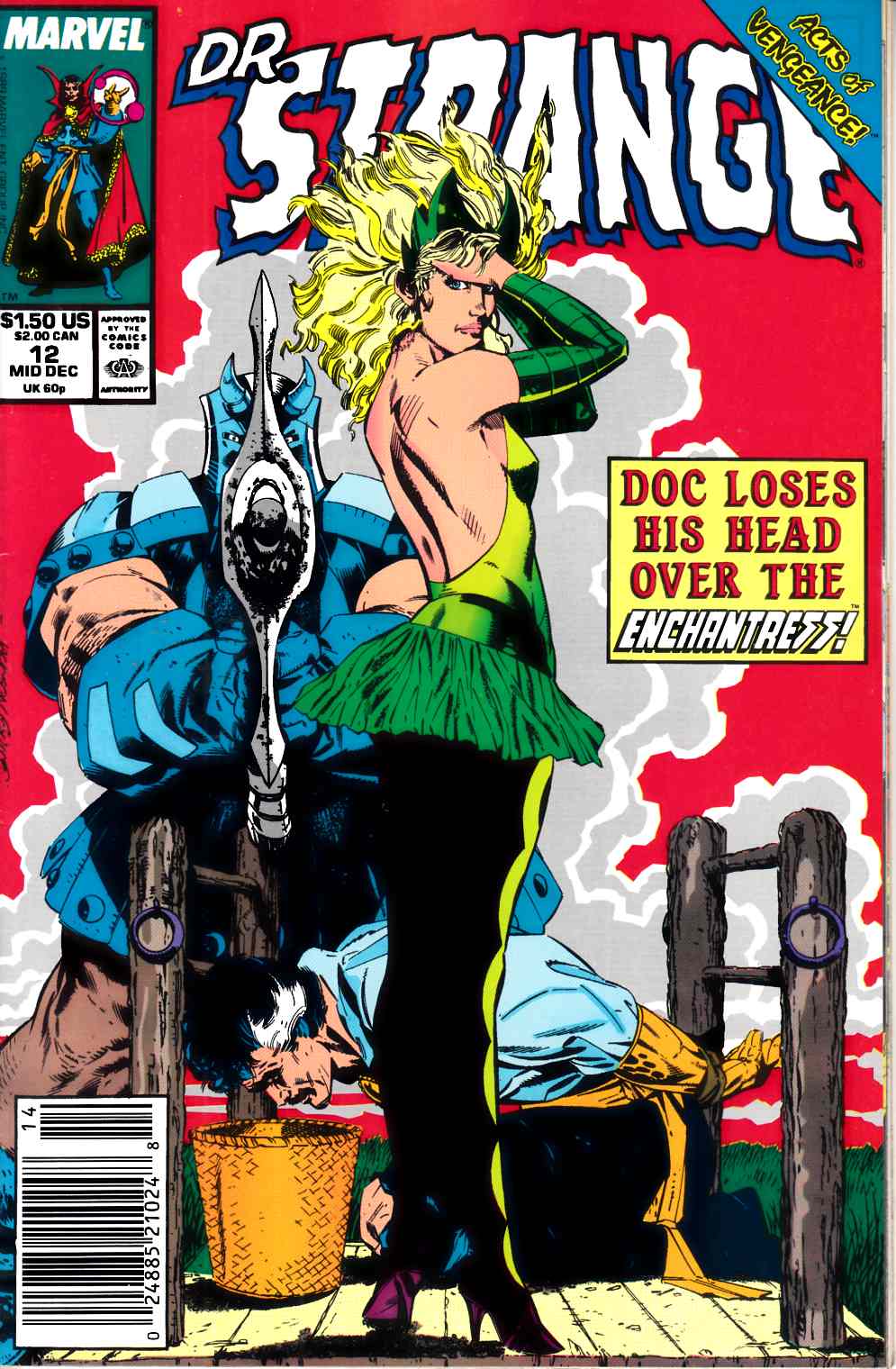 Doctor Strange #12 Newsstand Edition Very Fine (8.0) [Marvel Comic] THUMBNAIL