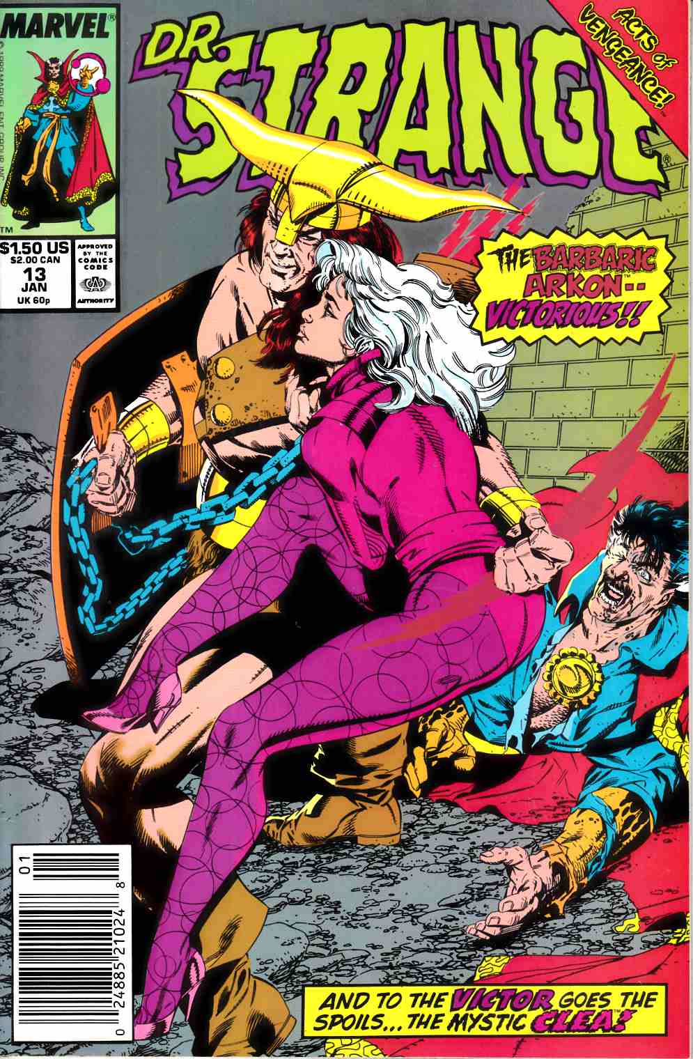 Doctor Strange #13 Newsstand Edition Very Fine (8.0) [Marvel Comic] THUMBNAIL