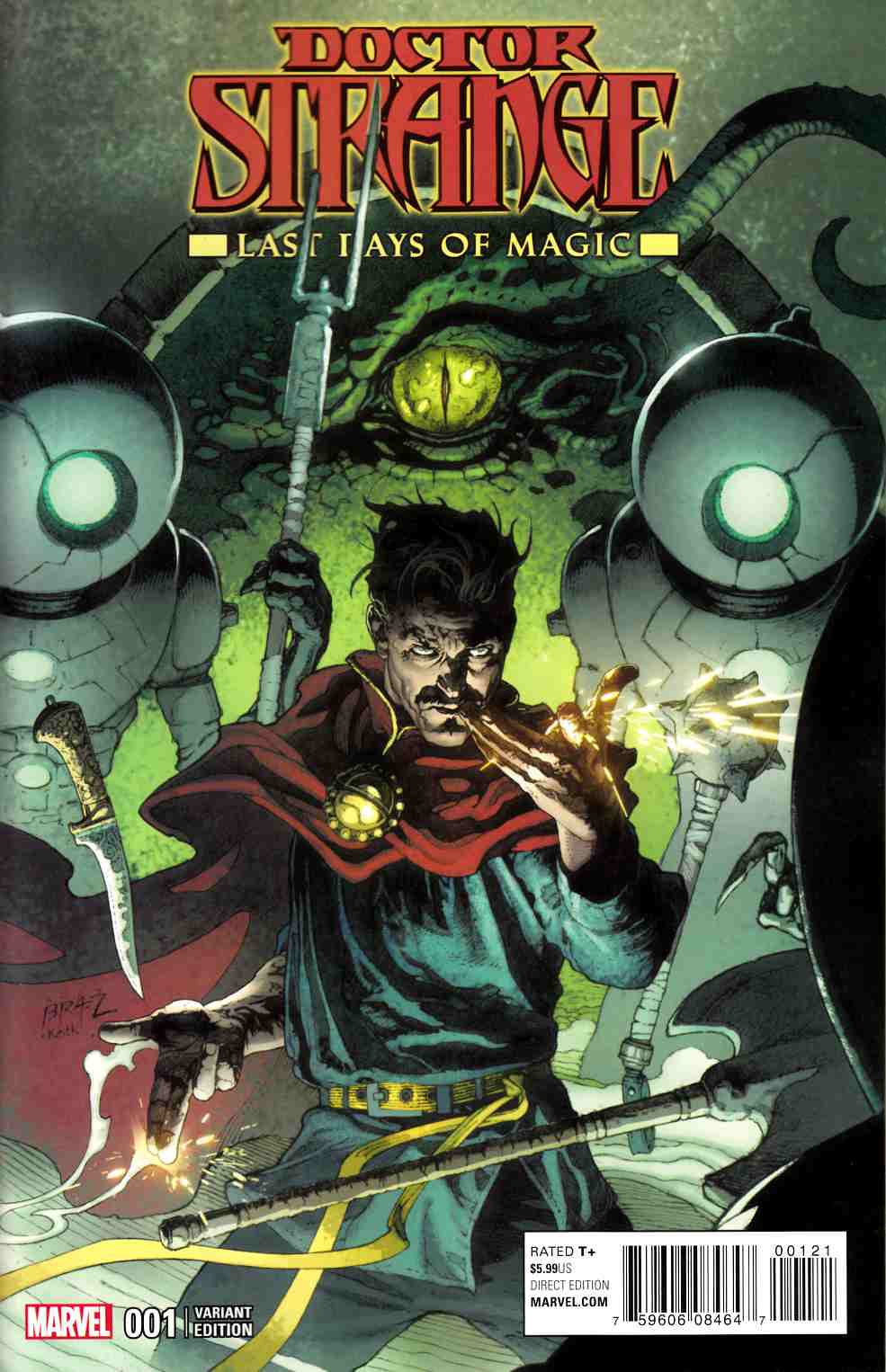Doctor Strange Last Days of Magic #1 Brase Variant Cover [Marvel Comic] THUMBNAIL