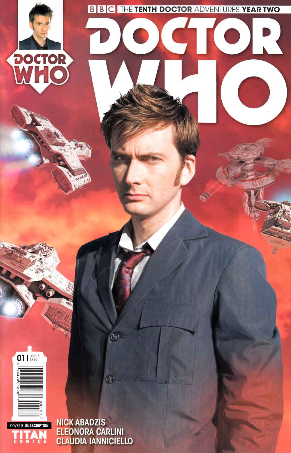 Doctor Who 10th Doctor Year Two #1 Subscription Photo Cover [Titan Comic] LARGE